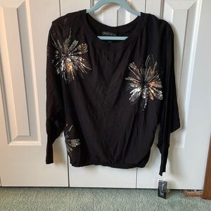 Black sequins sweater